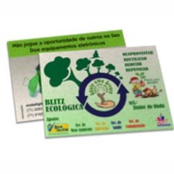 Postal Reciclado | 10x18cm | 4/4 | Lam. Fosca