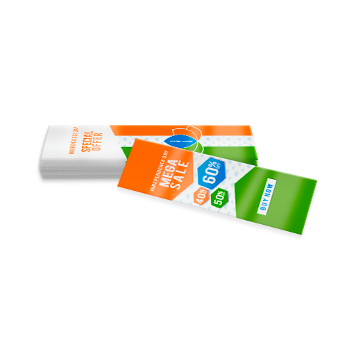 Folheto 150g | 10x42cm | 4/4 | UV 1/1