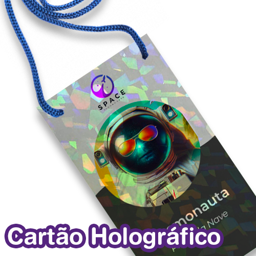 Credencial | Holográfico 300g | 10x15cm 
