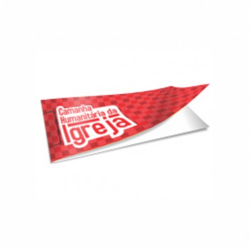 Capa de Carnê 115g | 10x42cm | 4/0