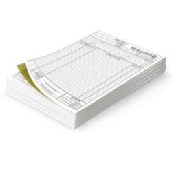 Bloco Autocopiativo | 21x30cm | 1/0  |  50x2